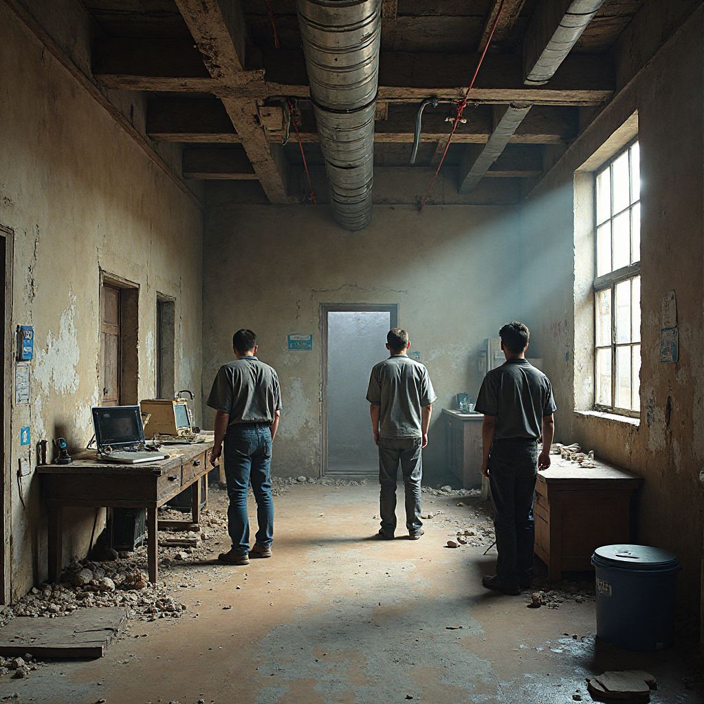 Set construction for zombie apocalypse room